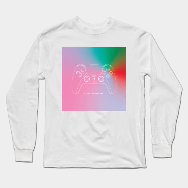 PS5 Next-Gen Gaming Long Sleeve T-Shirt by kyousaurus